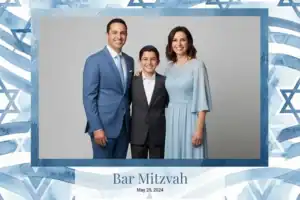Bar Mitzvah aux rayures bleues aquarellées - Vivabox 3