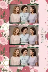 Bat Mitzvah florale rose - Vivabox 5