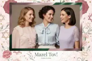Bat Mitzvah florale rose - Vivabox 3