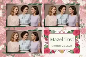 Bat Mitzvah florale rose - Vivabox 4