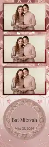 Bat mitzvah géométrique à l’or rose - Vivabox 1