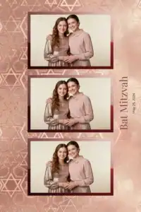 Bat mitzvah géométrique à l’or rose - Vivabox 5