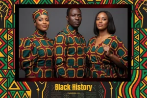 Variante format paysage 6x4, 1 photo et orientation paysage du design photobooth Black History Month Heritage pour Vivabox