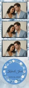 Mariage floral bleu à l’aquarelle - Vivabox 1