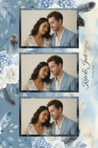 Mariage floral bleu à l’aquarelle - Vivabox 5