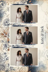 Mariage botanique bleu vintage - Vivabox 5