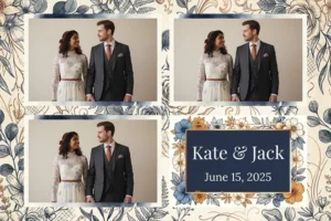 Mariage botanique bleu vintage - Vivabox 4