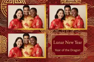 Nouvel An lunaire traditionnel rouge et or - Vivabox 4