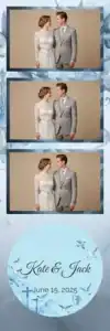Mariage aux hirondelles bleues à l’aquarelle - Vivabox 1