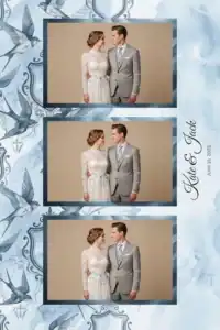 Mariage aux hirondelles bleues à l’aquarelle - Vivabox 5