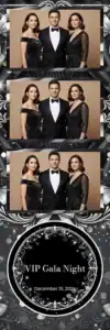 Mariage noir et or aux confettis - Vivabox 2