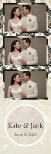 Mariage classique au damas crème - Vivabox 1