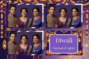 Diwali violet, fête des lumières - Vivabox 4