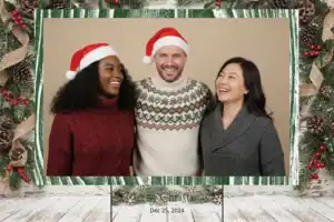 Noël rustique en bois blanc et pin - Vivabox 3