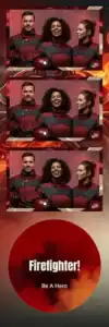 Héros pompier en rouge flamboyant - Vivabox 1