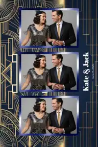 Mariage Art déco bleu marine et or - Vivabox 5