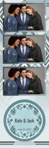 Mariage géométrique bleu ardoise - Vivabox 1