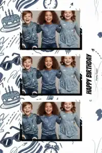 Anniversaire illustré bleu - Vivabox 5