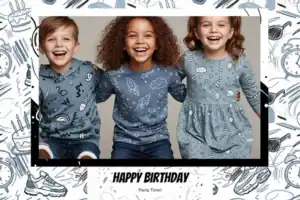 Anniversaire illustré bleu - Vivabox 3