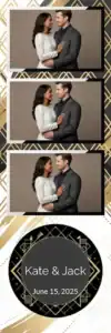 Mariage géométrique moderne doré - Vivabox 1