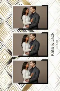 Mariage géométrique moderne doré - Vivabox 5