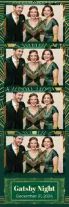 Gatsby art déco vert émeraude - Vivabox 2