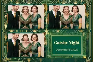 Gatsby art déco vert émeraude - Vivabox 4