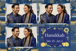 Célébration de Hanouka bleu et or - Vivabox 4