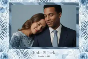 Mariage hivernal bleu poudré - Vivabox 3