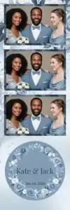 Mariage hivernal bleu poudré et roses - Vivabox 1