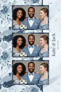 Mariage hivernal bleu poudré et roses - Vivabox 5