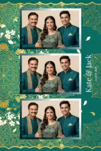 Mariage royal au mandala bleu sarcelle - Vivabox 5