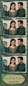 Mariage géométrique bleu sarcelle et or - Vivabox 2