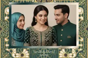 Mariage géométrique bleu sarcelle et or - Vivabox 3