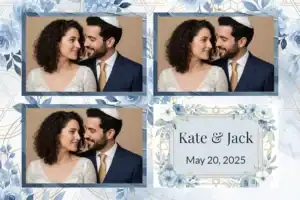 Mariage juif aux fleurs bleues - Vivabox 4