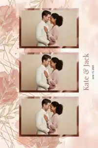 Aquarelle géométrique rose poudré - Vivabox 5