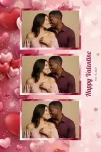 Saint-Valentin aux cœurs roses 3D - Vivabox 5