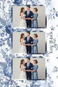 Mariage fleuri bleu classique - Vivabox 5