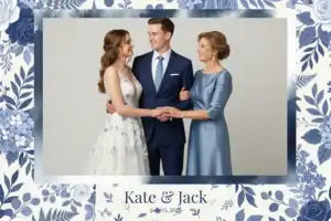 Mariage fleuri bleu classique - Vivabox 3