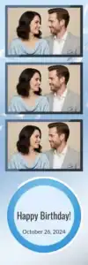 Célébration bleue en dégradé - Vivabox 1