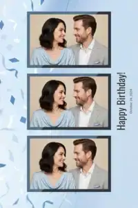 Célébration bleue en dégradé - Vivabox 5