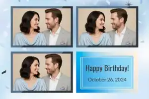 Célébration bleue en dégradé - Vivabox 4