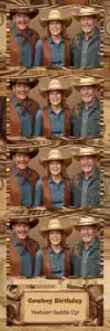 Anniversaire western en bois brun - Vivabox 2