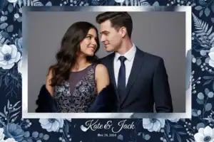 Fleurs d’hiver bleu nuit - Vivabox 3
