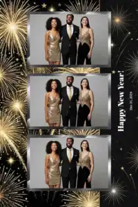 Réveillon noir et or aux feux d’artifice - Vivabox 5