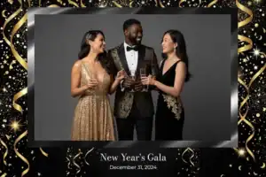 Gala du réveillon noir et or - Vivabox 3