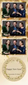 Réveillon glamour aux rubans dorés - Vivabox 1