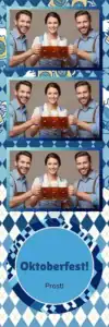 Oktoberfest bavaroise à carreaux bleus - Vivabox 1