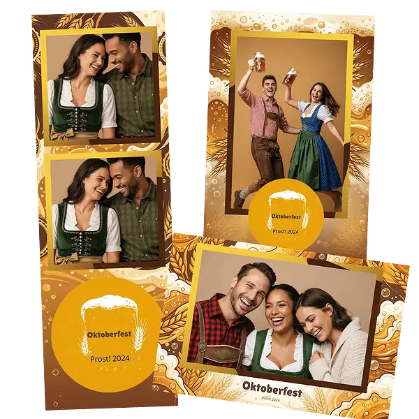 Design photobooth Oktoberfest Beer Festival pour Vivabox et Miroir