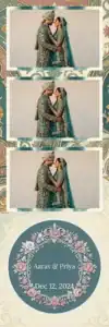 Mariage indien raffiné bleu sarcelle - Vivabox 1